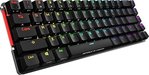 Asus M601 ROG Falchion - Wired USB 2.0 Type-C / RF 2.4GHz, Cherry MX RGB: Red, Brown, Blue, Polling Rate 1000Hz, Wireless Gaming Keyboard | 90MP01Y0-BKCA01