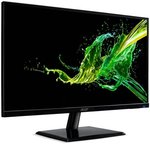Acer EK241YEbmix Monitor, 23.8" FHD IPS Display, 100Hz Refresh Rate, 1ms (VRB) Response Time, AMD FreeSync Technology, Built-In Speakers, Flickerless Feature, Black | EK241YEbmix