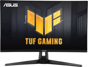 ASUS TUF VG27AQ3A 27" QHD HDR Fast IPS Gaming Monitor, 180Hz Refresh Rate, 1ms (GTG), 130% sRGB, Extreme Low Motion Blur, Speakers, Freesync, G-SYNC Compatible, HDMI, DisplayPort, Black | VG27AQ3A