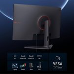 Koorui 32GA01 32" QHD VA Curved Gaming Monitor, Up to 170Hz Refresh Rate, 1ms Response Time, AdaptiveSync Technology, VESA Mountable, 2x HDMI2.0 / DP1.2 / 3.5mm Audio Port | 32GA01