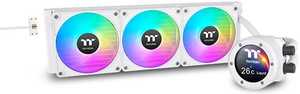 Thermaltake TH360 V2 Ultra EX ARGB Sync All-In-One Liquid Cooler, AlO Liquid Cooling Fan, 120mm*3, PWM 500~2000 RPM, Mirror Waterblock, MB ARGB Sync Control, Snow | CL-W426-PL12SW-A