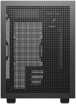 DeepCool CH260 Micro-ATX Computer Case, Up to 360mm Radiator, Up to 6x 120mm Fan Support, 4x Expansion Slots, Tempered Glass Side Panel, Wraparound Mesh Panels, Black | R-CH260-BKNGM0-G-1