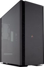 CORSAIR OBSIDIAN 1000D Super-Tower Case, Smoked Tempered Glass, Aluminum Trim - Integrated COMMANDER PRO Fan And Lighting Controller | CC-9011148-WW