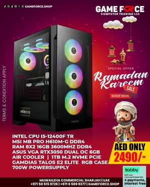 GAMING PC INTEL CORE I5-12400F