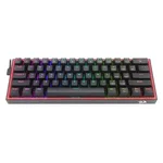 Redragon FIZZ K617 60% Wired Mechanical Keyboard, Red Switches black