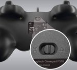 Logitech F310 Wired Gamepad, Works with Android TV, Extensive Game Support, 4 Switch D-Pad, Easy to Set Up, Comfortable Grip, 1.8 Meter Cord Length, Blue - Black | 940-000138 / 940-000112