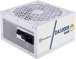 Silverstone DA1000R Fully Modular ATX Power Supply, Cybenetics Gold, 1000W Max Output Power, Gen5 12VHPWR PCIe Connector, 135mm Silent FDB Fan, Active PFC, White | SST-DA1000R-GM-WWW