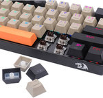 Redragon Draconic Pro 60% Mech Gaming Dust-Proof Brown Switch, OG/Grey/Black | K530