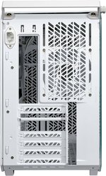 Cooler Master QUBE 500 Flatpack Mid-Tower ATX Computer Case, 1x 120mm SF ARGB White PWM Fan, Up to 280mm Radiator & 8x Fan Support, Steel, Plastic, TG Materials, White | Q500-WGNN-S00
