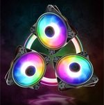 DEEPCOOL FAN RGB CF120 3PACK BLK