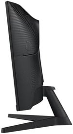 Samsung 32" Odyssey G5 G55C QHD Curved Gaming Monitor, 165Hz refresh rate and 1ms response time (MPRT), 1000R Curved Screen, AMD FreeSync, Middle East Version (New Launch) - LS32CG552EMXUE