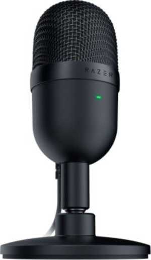 Razer Seiren Mini, Ultra-Precise Supercardioid Pickup Pattern, Professional Recording Quality, Ultra-Compact Build, Shock Resistant - Black | RZ19-03450100-R3M1