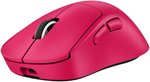 Logitech PRO X SUPERLIGHT 2 DEX LIGHTSPEED Wireless Gaming Mouse, Hero Sensor 2, 44000 DPI, Up To 8 kHz Polling Rate, Responsive Optical Precision, Up To 95 Hours Battery, Pink | 910-007371