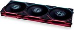 Lian Li Uni Fan TL 120 Case Fan, 1.6â€ LCD, 120mm Fan Size, 1900 RPM Fan Speed, 62 CFM Airflow, PA66 / PBT Materials, Fluid Dynamic Bearing, Triple Pack, W/ Controller, Black | G99.12TLLCD3B.00