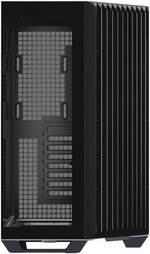 APNX V1 V1-BW-v1 ATX Mid Tower Glass Edition Computer Case, Up To 360mm Radiators, x10 Fan Slot, SGCC Body Material, ABS Front Panel, 0.8mm Steel Thickness, Black & White | APCM-VI01003.M1