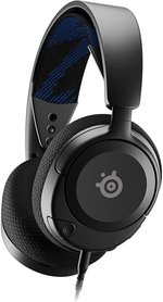  SteelSeries Arctis Nova 1P Multi-System Gaming Headset, Hi-Fi Drivers, 360Â° Spatial Audio, AirWeave Memory Foam Ear Cushions, Lightweight, PS5, PS4, PC, Xbox, Black | 61611 Model: 61611