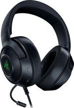 Razer Kraken V3 X-Wired USB, 40mm Drivers for High-End Audio Performance, 7.1 Surround Sound , Hybrid Fabric and Memory Foam, Gaming Headset - Black | RZ04-03750100-R3M1