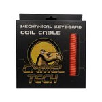Camel Tech Coiled Cables For Keyboard â€“ Orange | CT-C-O