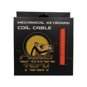Camel Tech Coiled Cables For Keyboard â€“ Orange | CT-C-O