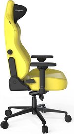DXRacer Craft Pro Classic Gaming Chair, Alumnum Base, High-Density Memory Foam, Adjustable Memory/Recline, 4D Armrests, Multi-fun Tilt, 2.36" Caster, Class 4 Hydraulics, Yellow | CRA-PR001-Y-H1