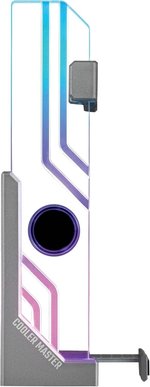 Cooler Master Atlas aRGB GPU Support Bracket, Aluminium, Plastic, Tempered Glass, Magnet Materials, Silver Gray | MCA-U000R-AGSBTG-00