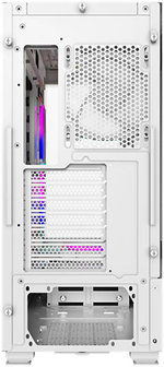 Montech Sky Two aRGB ATX Mid Tower Computer Cases, Up to 360mm Radiator Support, 4x Preinstalled PWM Fans, Side & Bottom Dust Filter, Built-In Cable Management, White | SKY TWO WH
