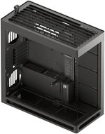 HAVN HS 420 E-ATX Mid Tower VGPU Edition Computer Case, Up To 420mm Radiators, 11x Fan Support, SGCC Sheet Metal, Tempered Glass, ABS, Zinc Alloy, NdFeB Magnets, Black | HVN-CA-HS420-08