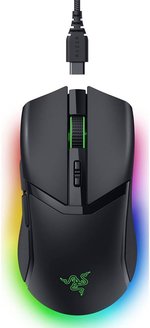Razer Cobra Pro Wireless Gaming Mouse, Razer Chroma RGB, Focus Pro 30K Optical Sensor, Up to 30000 DPI, 8 Programmable Buttons, Speedflex Cable USB Type C, Black | RZ01-04660100-R3G1