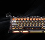 GravaStar Mercury K1 Pro Wireless Gaming Keyboard, Handcrafted Battle-Worn Mechanical Keyboard, Aluminum Alloy, 75% Layout, Designed for Durability & Unique Aesthetic, Orange | K1 Pro