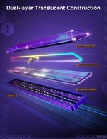 Govee x Evangelion Gaming Wall Light, RGBIC Color Support, 12 Light Sections & 8 Connectors, High-Level DIY Customization, Sci-fi-like Smart Control Features, Wi-Fi + Bluetooth Connectivity | H6063