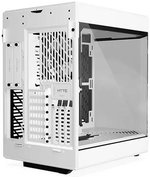 HYTE Y60 Modern Aesthetic Mid-Tower ATX Gaming PC Case, Panoramic Tempered Glass Design, Dual Chamber, 360mm Radiator Support, 6x 120mm Fans, PCIE 4.0 Cable, White | CS-HYTE-Y60-WW