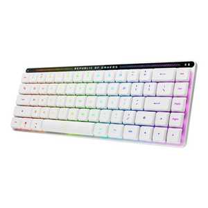 	 ASUS ROG Falchion RX Low Profile keyboard USB + RF Wireless + Bluetooth QWERTZ White [DE-Version, German Keyboard]
