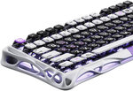 GravaStar Mercury V75- HE Gaming Keyboard, 75% Layout, Jade Pro Switch, 8kHz Polling Rate, Semi-Aluminum Construction, Dynamic Rapid Trigger, Mecha Gray | V75- HE