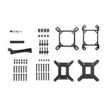 EK-Nucleus AIO CR360 Lux D-RGB Liquid CUP Cooler, 360mm Radiator, 120mm EK-Loop FPT Fans, 2300 RPM Fan Speed, 72 CFM Airflow, Rotatable Pump Top, ARGB Lighting, Black | 3831109851685