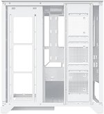 Xigmatek Endorphin Ultra Artic Mid Tower PC Case, 0.8mm SPCC Thickness Material, Up to 360mm Radiator Support & 8 Fans Support, Front & Left Tempered Glass Panel, White | EN41334