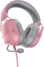 Razer BlackShark V2 X Gaming Headset, 7.1 Surround Sound Capable, TriForce 50mm Drivers, 3.5mm Jack, Breathable Memory Foam Cushion, For PC, PS4, Nintendo Switch, Quartz Pink | RZ04-03240800-R3M1