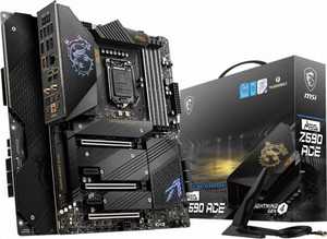 MSI MEG Z590 ACE - Z590, Socket Intel Z590, LGA1200, Max Memory 128 GB, DDR4, Wi-Fi 6E AX210, ATX - MSI | 911-7D04-002 / 911-7D04-007 / 911-7D04-002