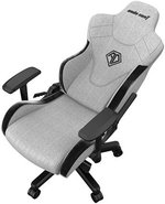  Anda Seat T-Pro II Premium Gaming Chair, 4D Armrests, Memory Foam Neck Pillow & Lumbar Support, Grey/Black | AD12XLLA-01-GB-F