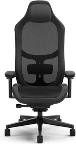 Fractal Refine Gaming Chair, Nylon Reinforced Mesh Fabric Cover, Synchro-Tilt Mechanism, Hubless 65mm with Soft PU Casters, Adjustable Lumbar Support, Class 4 Gas Piston, Mesh Dark | FD-CH-RE1M-01