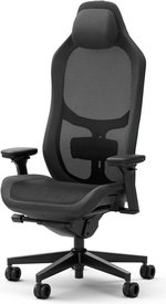 Fractal Refine Gaming Chair, Nylon Reinforced Mesh Fabric Cover, Synchro-Tilt Mechanism, Hubless 65mm with Soft PU Casters, Adjustable Lumbar Support, Class 4 Gas Piston, Mesh Dark | FD-CH-RE1M-01