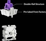 Keychron Q1 HE QMK Wireless Mechanical Keyboard, Gateron Double-Rail Magnetic Nebula Switches, Fully Assembled Knob, OSA PBT Keycaps, Tri-Mode Connectivity, ENG-ARAB Layout, Shell White | Q1H-P1-AR