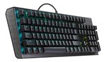  Cooler Master CK550 Gaming Mechanical Keyboard with RGB Backlighting, Brushed Aluminum Design, floating keycaps, On-the-Fly Controls, and Hybrid Key Rollover, Red Mechanical Switch | CK-550-GKGR1-US