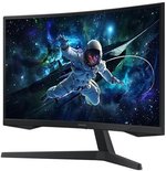 Samsung 32" Odyssey G5 G55C QHD Curved Gaming Monitor, 165Hz refresh rate and 1ms response time (MPRT), 1000R Curved Screen, AMD FreeSync, Middle East Version (New Launch) - LS32CG552EMXUE