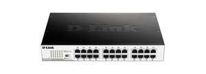 D-Link - DGS-1024D/E - 24-port 10/100/1000Base-T Unmanaged Green Desktop Gigabit Switch