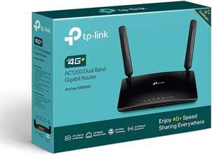TP-LINK Archer MR600 AC1200 4G+ Cat6 Mobile Wi-Fi Router Dual Band, 4G/3G Network SIM Slot Unlocked, No Configuration required, Support Guest Network & Parental Control, UK Plug