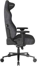 DXRacer Craft Series Gaming Chairs, 2D Integrated Lumbar Support, 4D Armrests, Class 4 Hydraulics, 90Â° ~ 135Â° Back Recline Support, Woven Fabric Upholstery, Large Size, Black / Grey | GC/LCF23FBE/BG