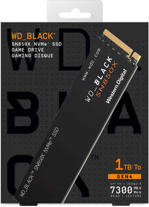 WD 1 TB BLACK SN850X NVMe PCIe 4.0 