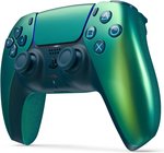 Sony PlayStation 5 DualSense Wireless Controller, Haptic Feedback & Adaptive Triggers, Built-in Mic, Headset Jack & Speaker, Built-in Battery & USB Type-C, Chroma Teal | CFI-ZCT1W10X