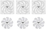 Thermaltake MAGFloe 360 Ultra ARGB Sync AIO Liquid Cooler, 3.95" LCD Display, 360mm Radiator, 3x 120mm SWAFAN EX ARGB Fans, 3300 RPM Fan Speed, 57.11CFM Fan Airflow, Snow | CL-W433-PL12SW-A