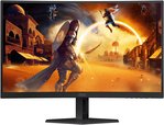 AOC C27G4ZE Gaming Monitor, 27" VA FHD Display, Up to 280Hz Refresh Rate, 0.3ms (MPRT) Response Time, Adaptive Sync Technology, 1.07b Color Display, 1500R Curvature, Black | C27G4ZE